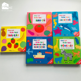Sách bìa cứng cho bé 0-3 tuổi - Cùng chơi trốn tìm (Bán lẻ - Tập 2,5,6,7,8)