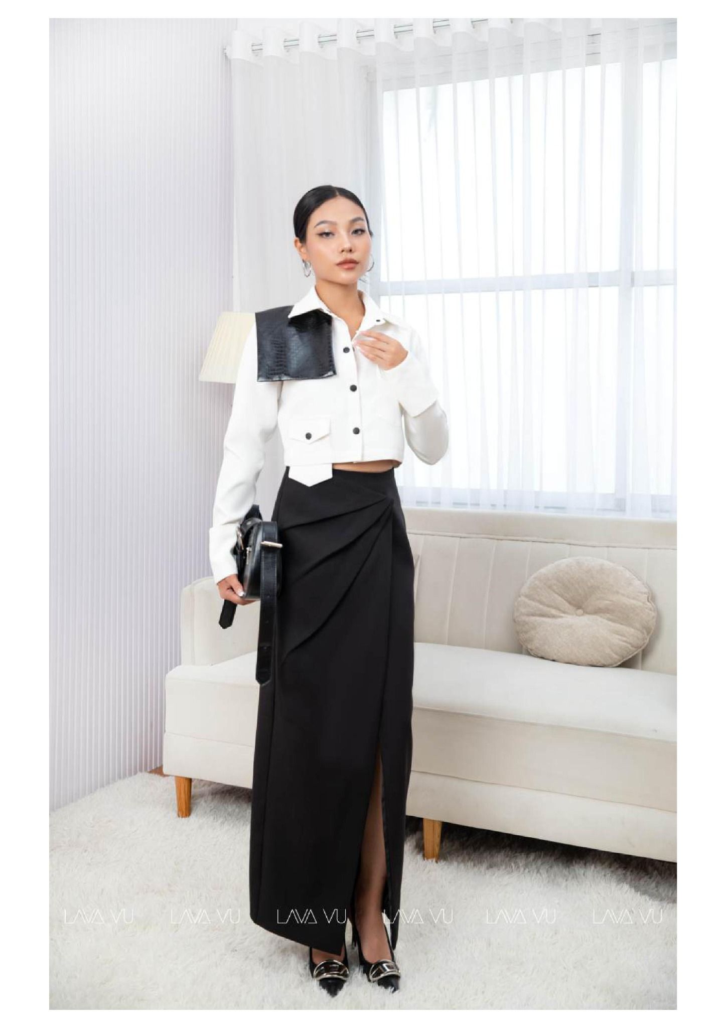 THE COORDINATED SHIRT - Croptop