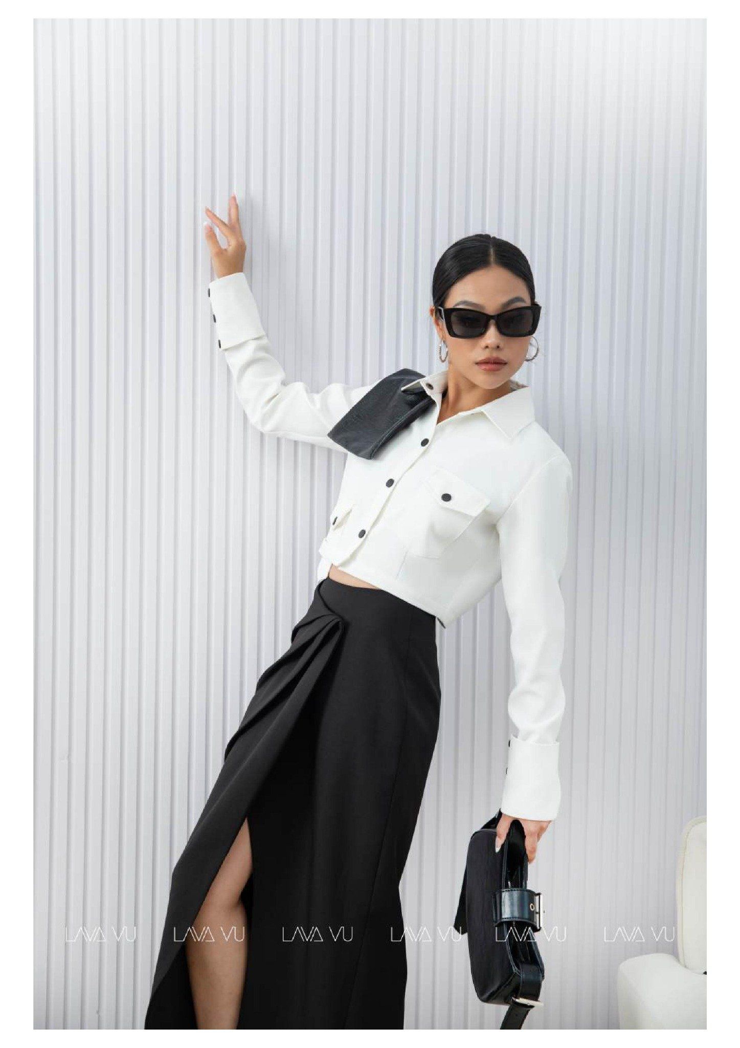 THE COORDINATED SHIRT - Croptop