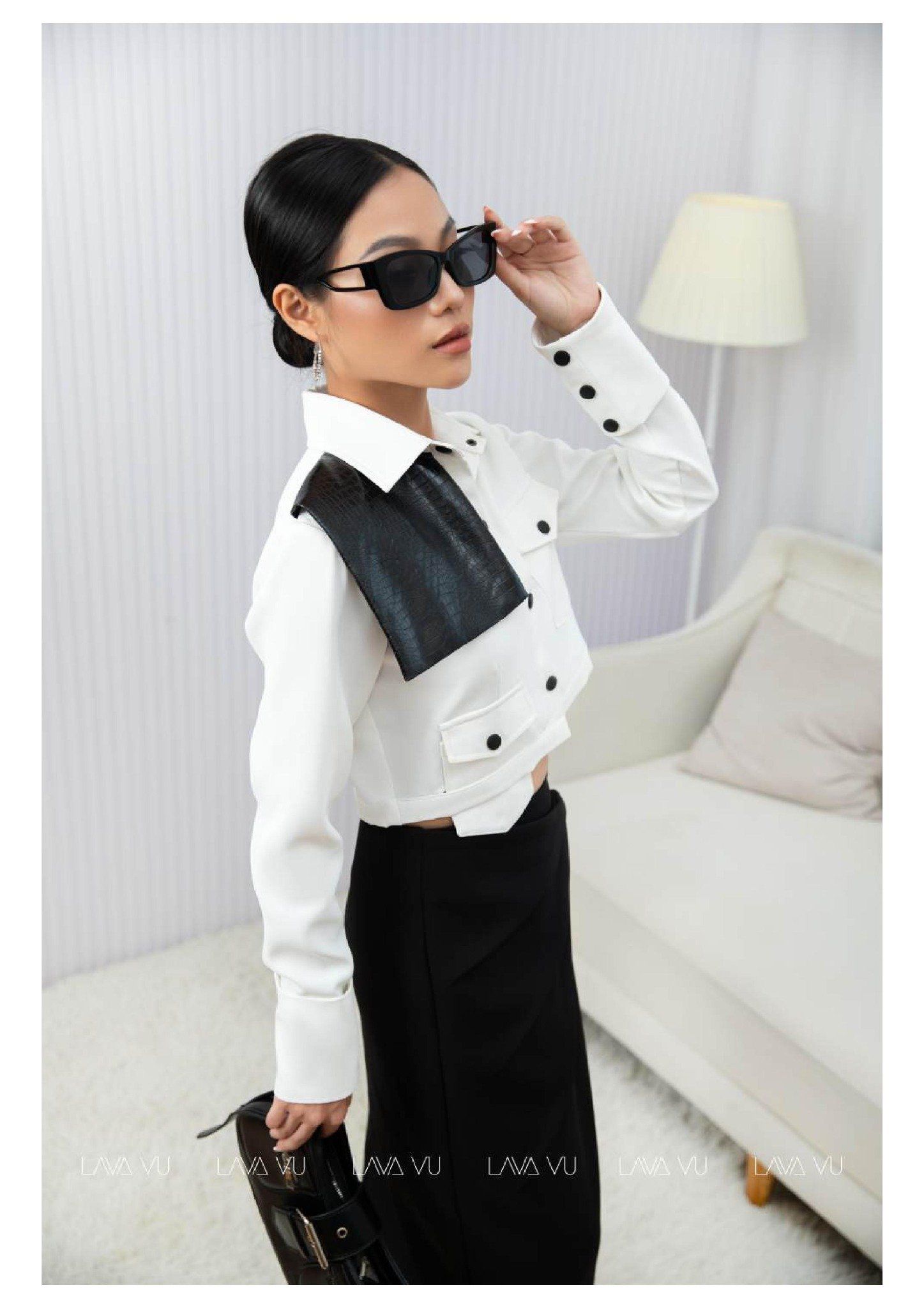 THE COORDINATED SHIRT - Croptop