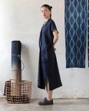 Đầm Linen Trăng Non