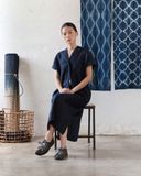 Đầm Linen Trăng Non