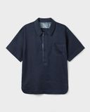 Dương - Patchwork Short Sleeves Polo Shirt
