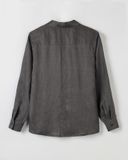 Thông - Hand Embroidery Pocket Patched Linen Shirt