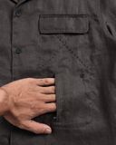 Thông - Hand Embroidery Pocket Patched Linen Shirt