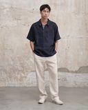 Dương - Patchwork Short Sleeves Polo Shirt