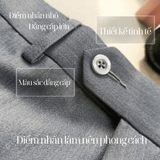 Quần Tây Xám Ghi Không Tăng Đơ
