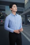 Áo Sơ Mi Sọc Xanh