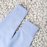 Áo Sơ Mi Trơn Xanh Pastel Có Túi