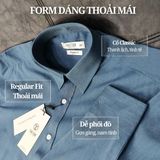 Áo Sơ Mi Trơn Xanh Ngọc
