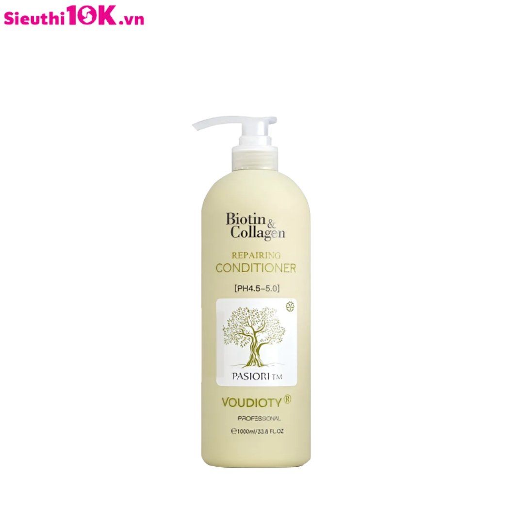 DX Biotin Collagen phục hồi và kiểm soát dầu 1000ml xanh lá 12/T