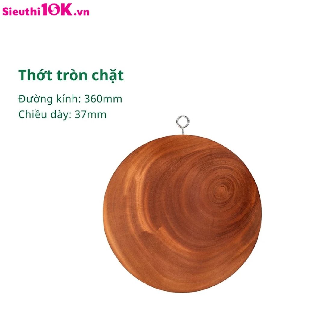 Thớt Gỗ Tròn Chặt 340 7217 Ps