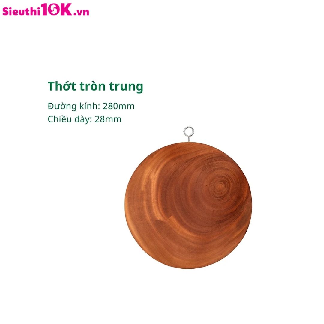 Thớt Gỗ Tròn Trung 7378 Ps 10/T