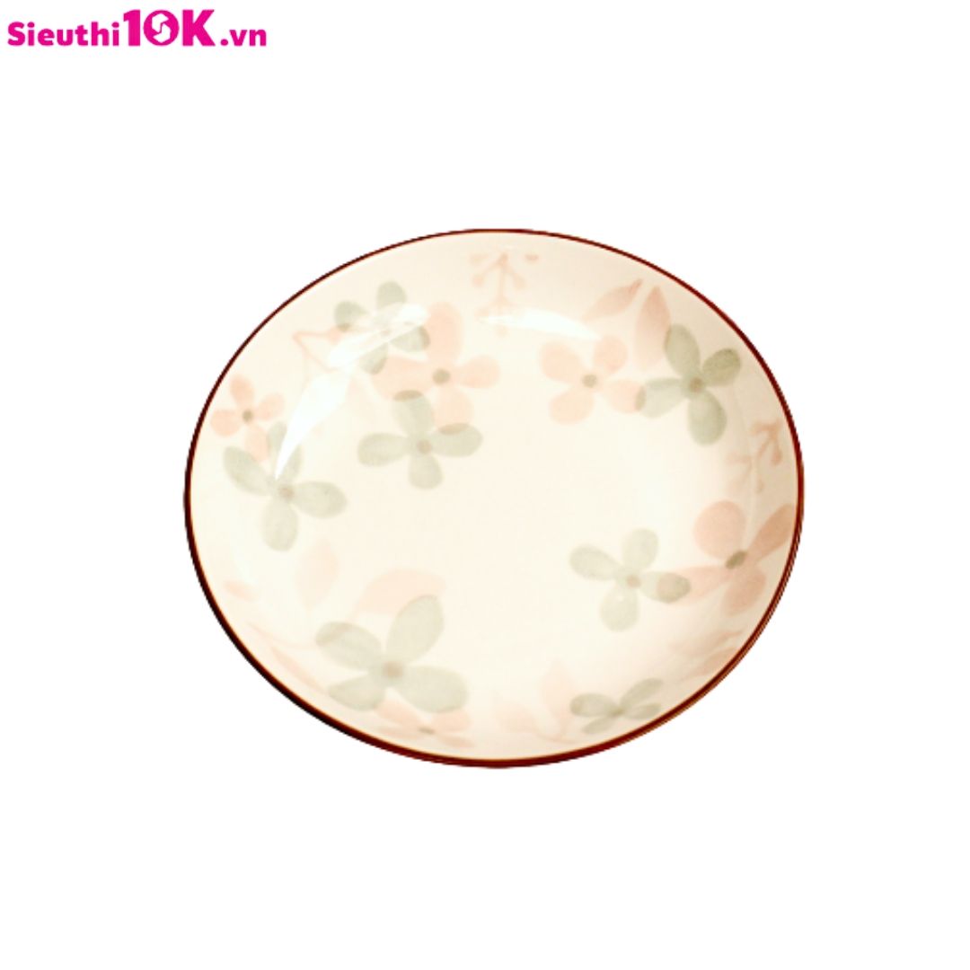 Đĩa sứ 7 inch pha lê lãng mạn 60/T