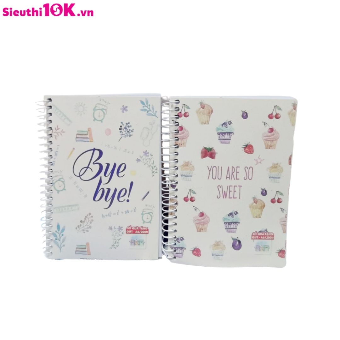 Sổ Lò Xo A6 - 200T Hải Tiến 3767 ( 150 /Thùng) 5/B