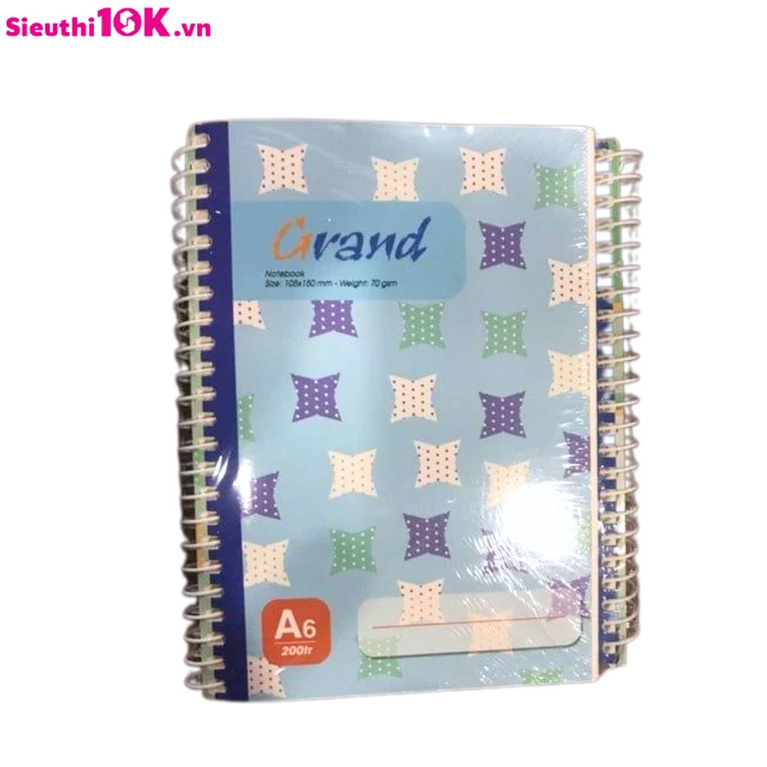 Sổ Lò Xo A6 200T Hải Tiến 6225 5/B (150/Thùng)