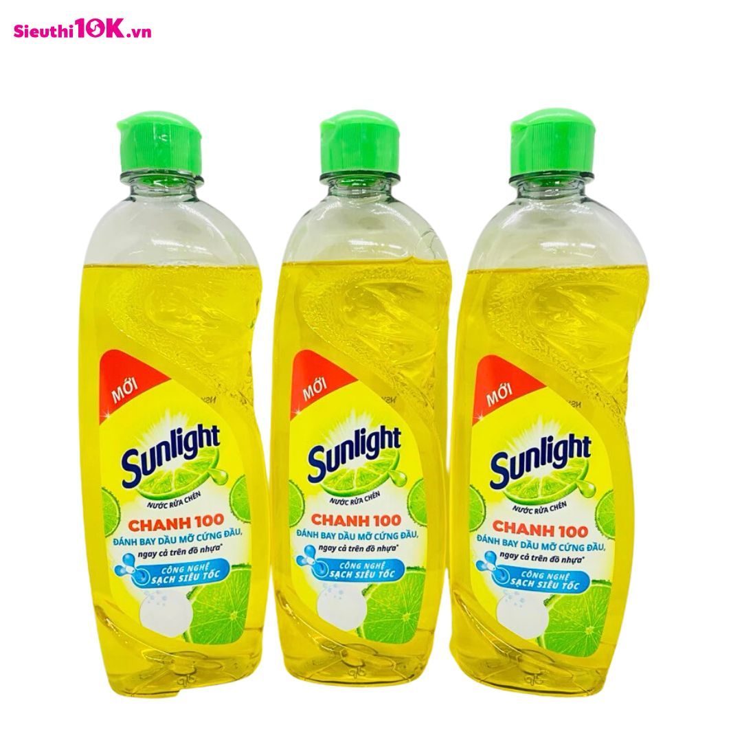 Sunlight Nước Rửa Chén Chanh 100 400G 24/T