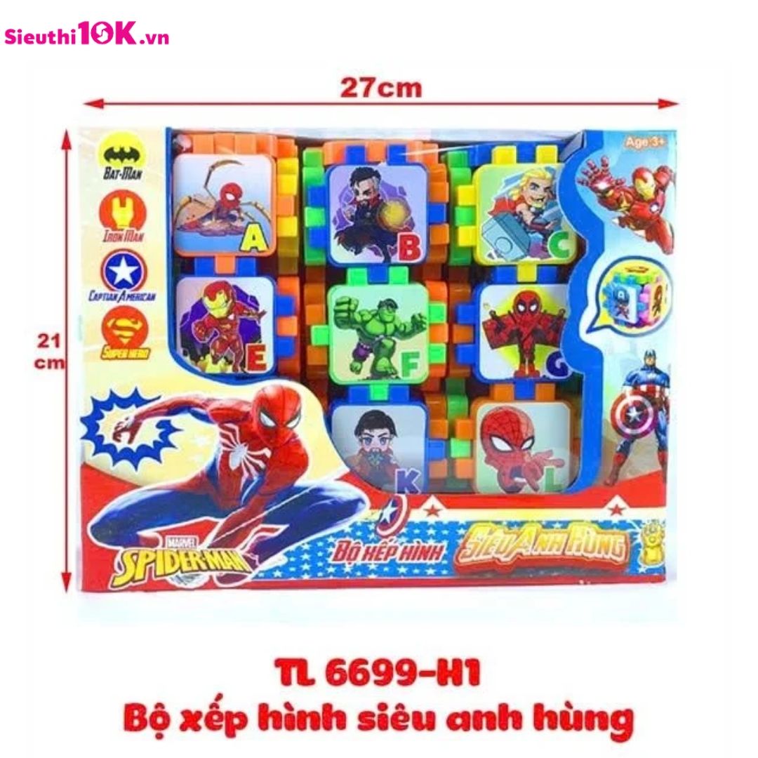 Xếp Hình Siêu Nhân 6699-H1 Tl 72/T