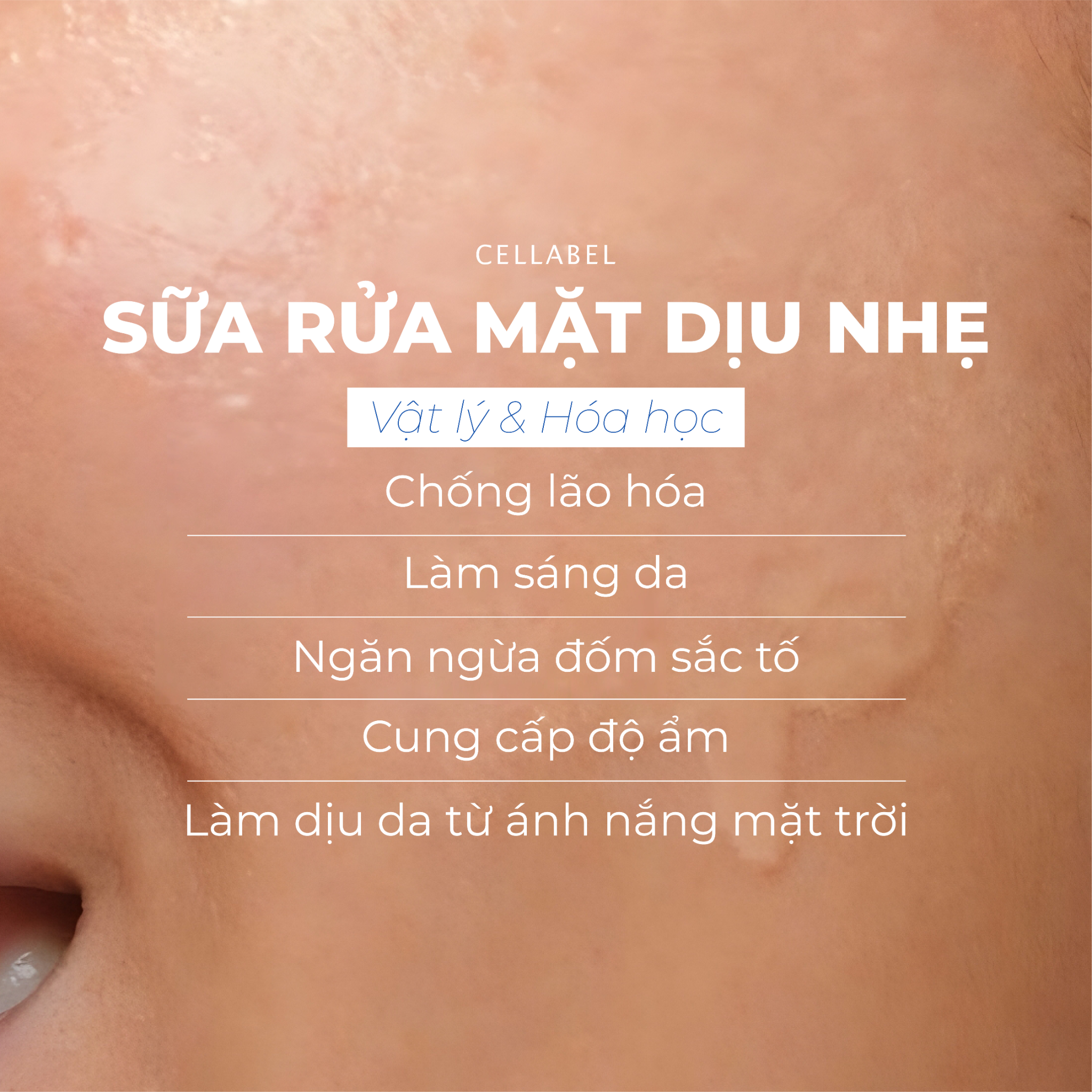 Kem chống nắng vật lý và hóa học Cellabel UV Perfect Sun Screen SPF50+ PA++++ 45ml