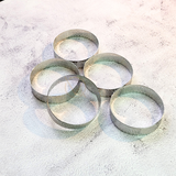 Stainless Steel Nonstick Round Cake Ring - Khuôn hình Tart chống dính 8cm / 10cm
