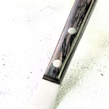 Spanish Pastry Spatula Rounded Tip - Dack Wood Handle (20cm)