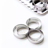 Stainless Steel Nonstick Round Cake Ring - Khuôn hình Tart chống dính 8cm / 10cm