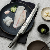 Dao bếp Nhật cao cấp Global G14R Yabagi Sashimi - Dao Sashimi tay phải (300mm)