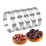Stainless Steel Nonstick Round Cake Ring - Khuôn hình Tart chống dính 10cm
