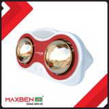 Đèn sưởi nhà tắm 2 bóng - Maxben