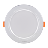 LED Downlight âm trần nhôm, viền bạc 9W MPE - DLB-9T