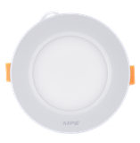 LED Downlight âm trần nhôm, viền trắng 7W MPE - DLT-7T