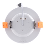 LED Downlight âm trần nhôm, viền vàng 9W MPE - DLV-9T