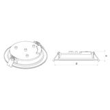 Đèn led downlight NEO SLIM 9W Panasonic