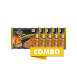 Combo mì ăn liền Chin Chin: 5 mì xào gà cháy tỏi ớt