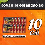 Combo mì ăn liền Chin Chin: 10 mì xào bò khô cay