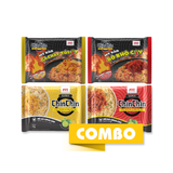 Combo mì ăn liền Chin Chin: 1 mì bò chua cay + 1 mì gà chua cay + 1 mì xào bò khô cay + 1 mì xào gà cháy tỏi ớt