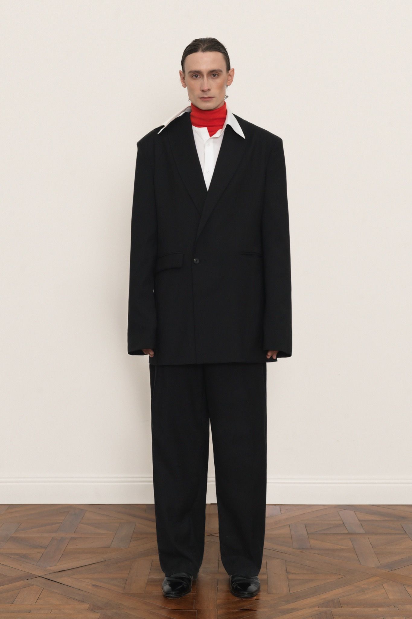 REFINED SHAWL WOOL BLEND BLAZER
