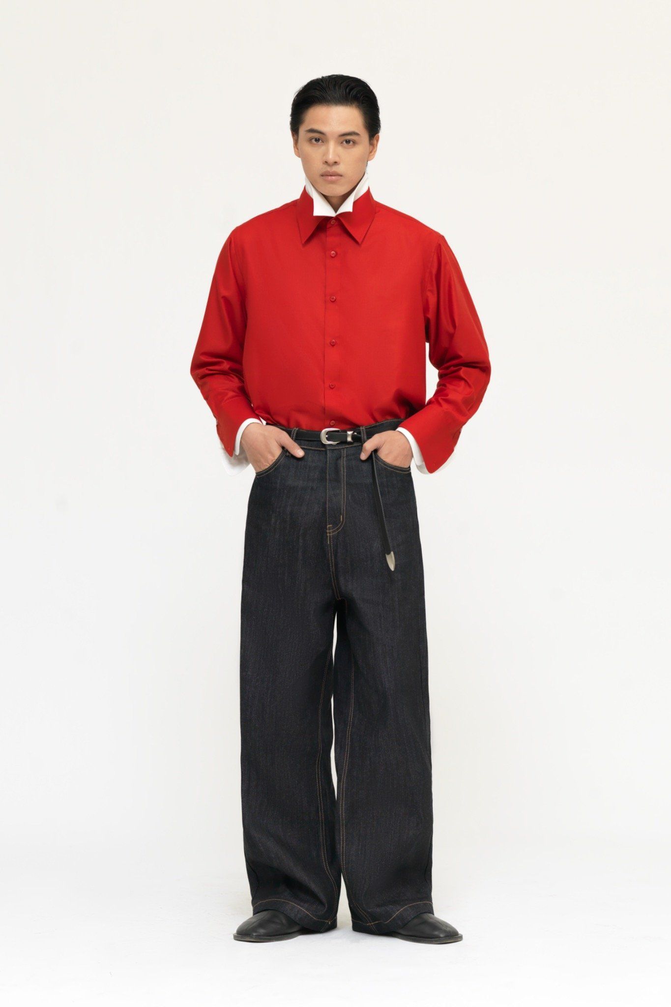 CRIMSON ESSENTIAL RELAXED SHIRT