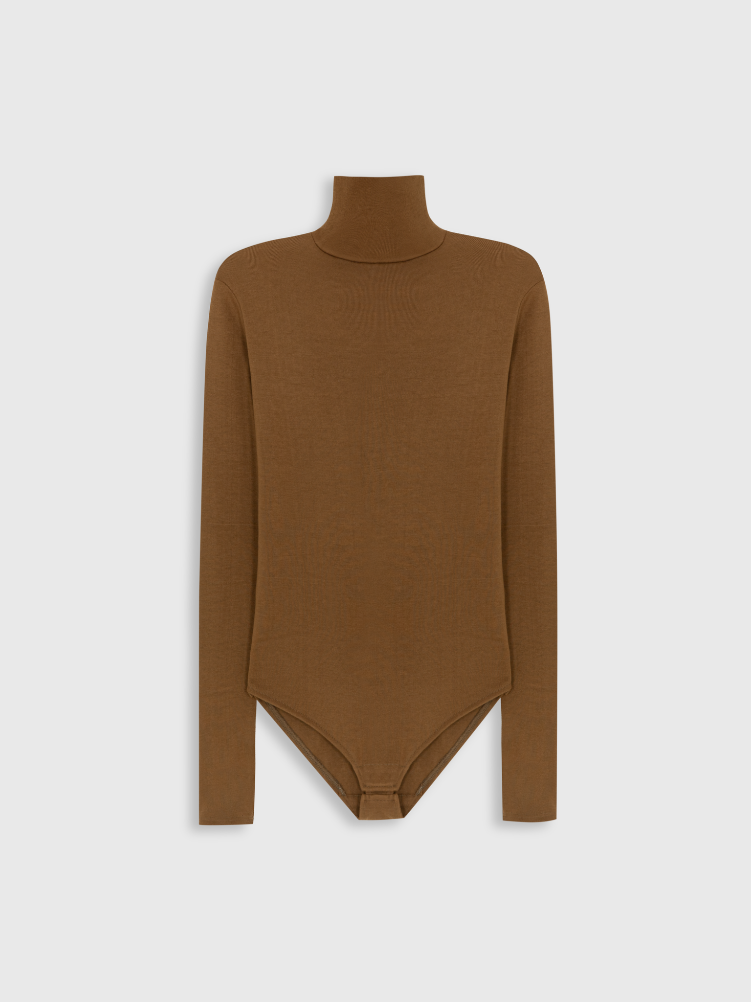 BROWN COTTON BODYSUIT