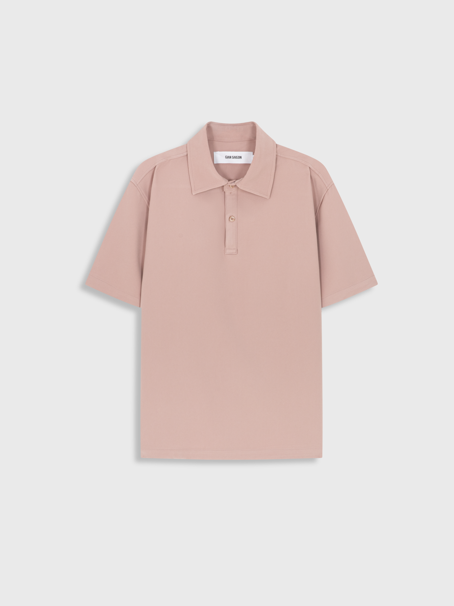 CREPE KHAKI POLOSHIRT
