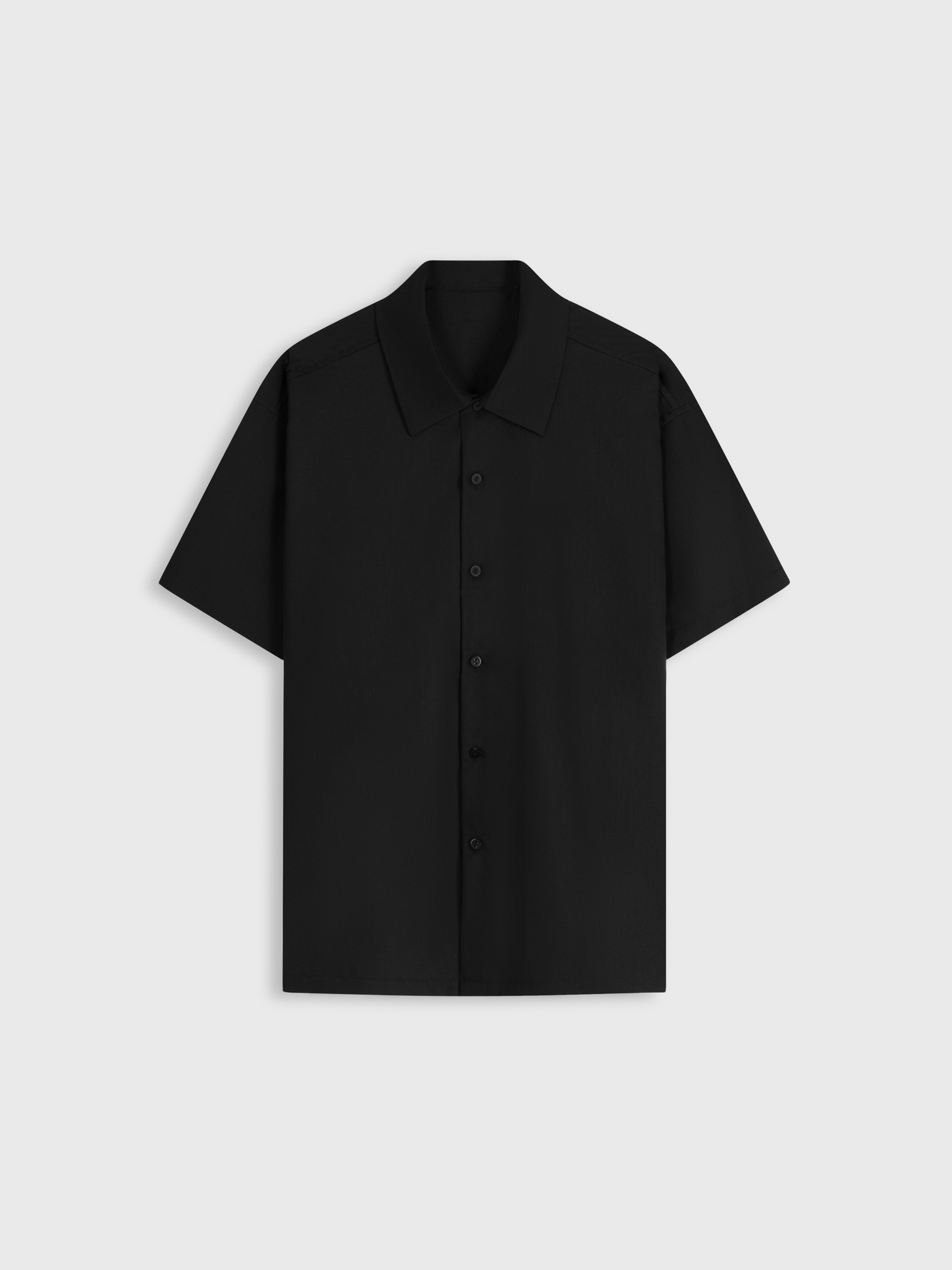 BLACK DANTON NECKLINE SHIRT