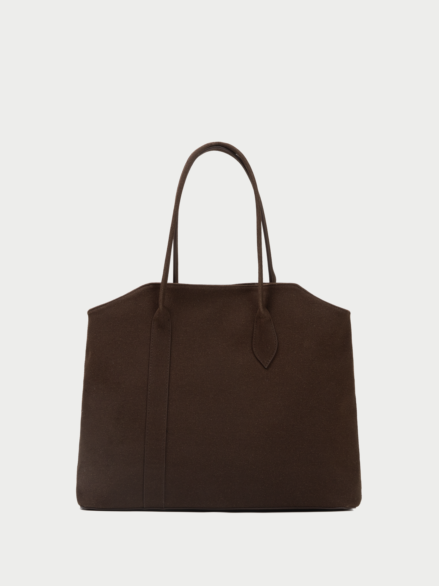 BROWN SUEDE GRAB BAG