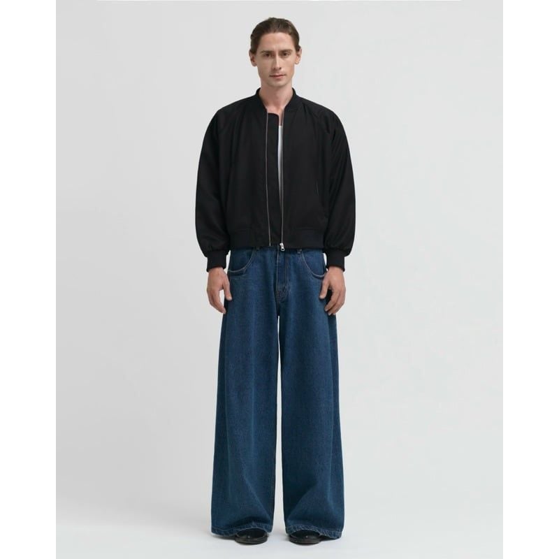 WIDE LEG DENIM JEANS