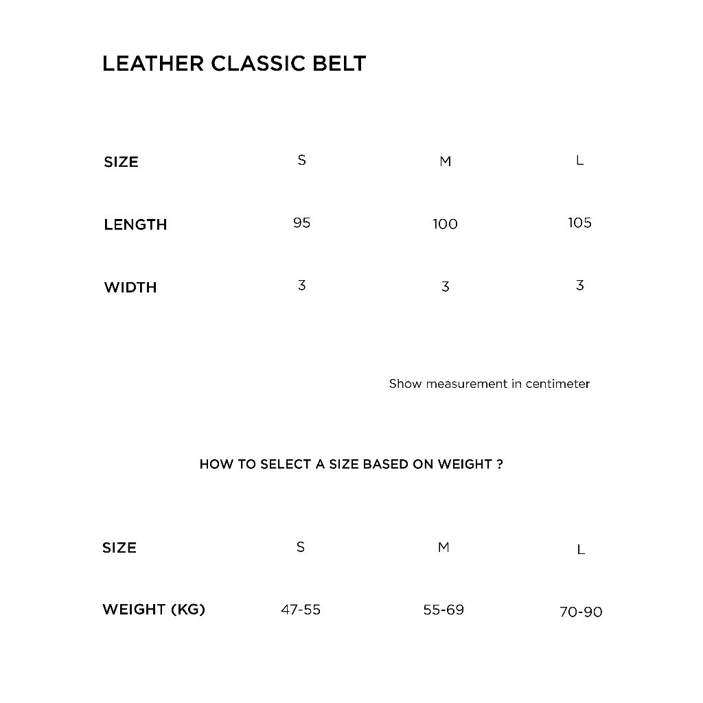 NAPPA LEATHER BELT