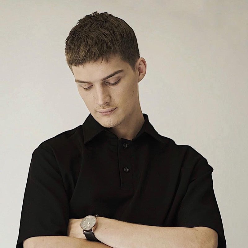 BLACK KHAKI POLOSHIRT