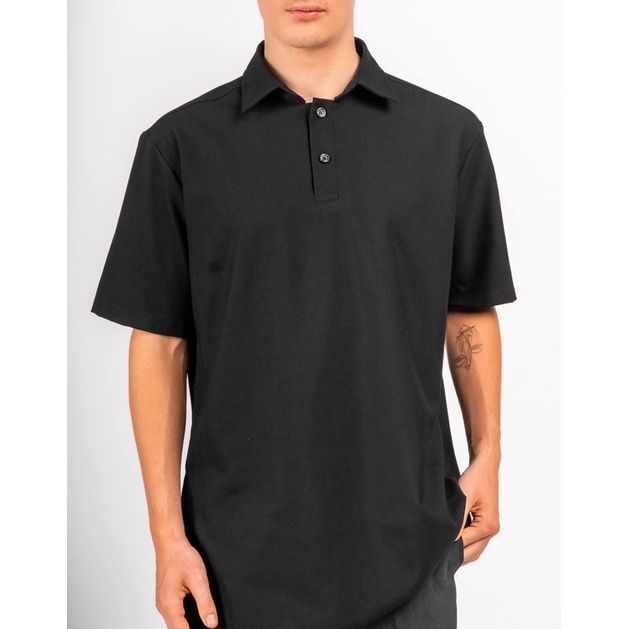 BLACK KHAKI POLOSHIRT