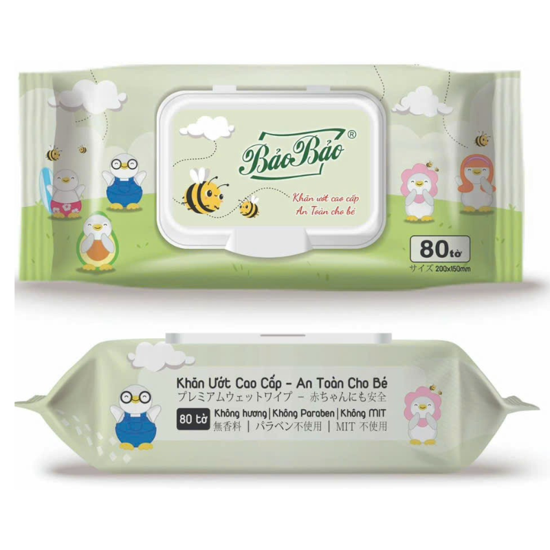 Khăn Ướt Bảo Bảo Chim Cánh Cụt