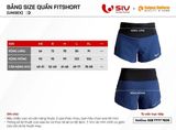 Quần SIV Fitshort - Xanh họa tiết