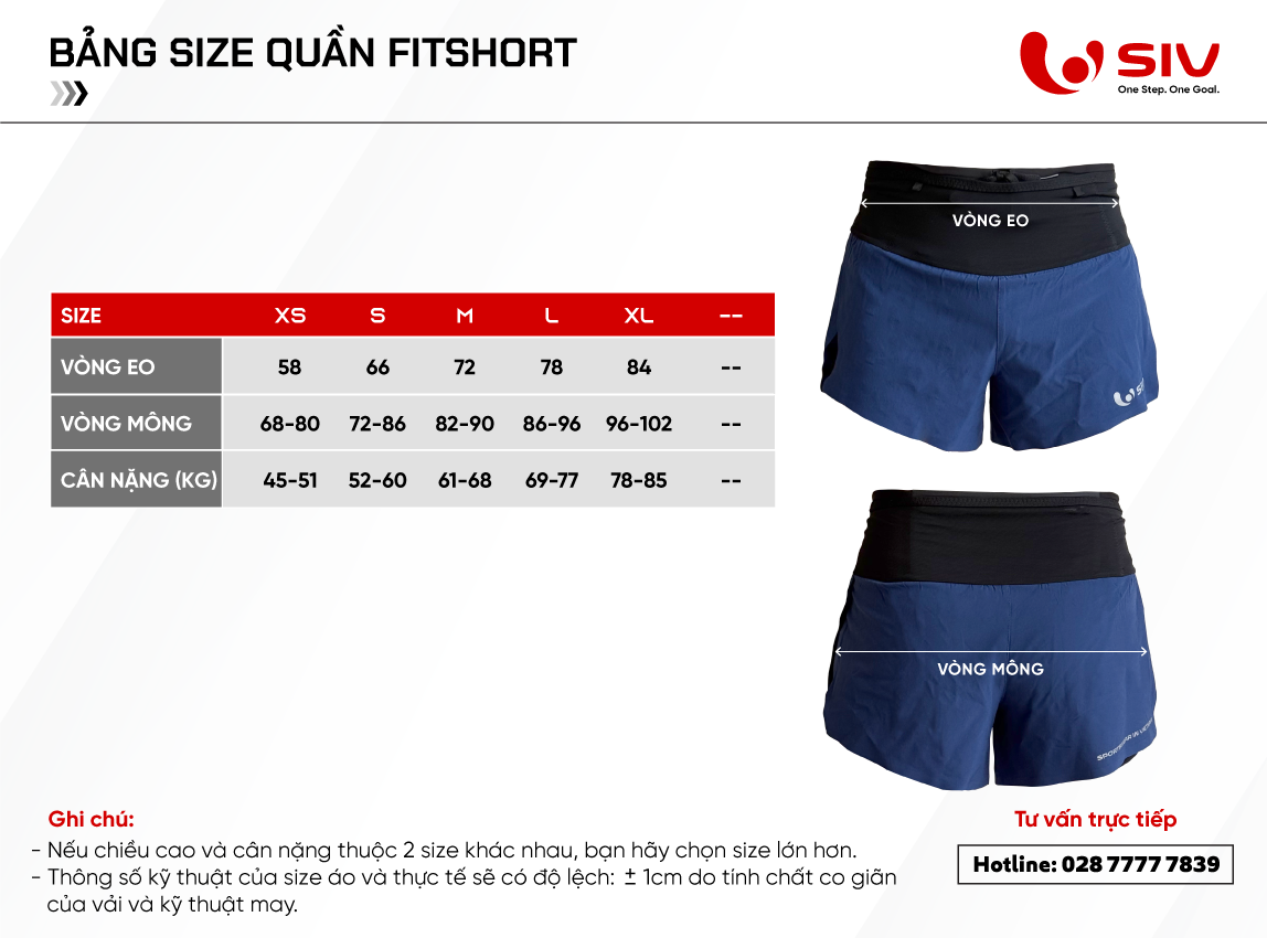 Quần SIV Fitshort - Xám