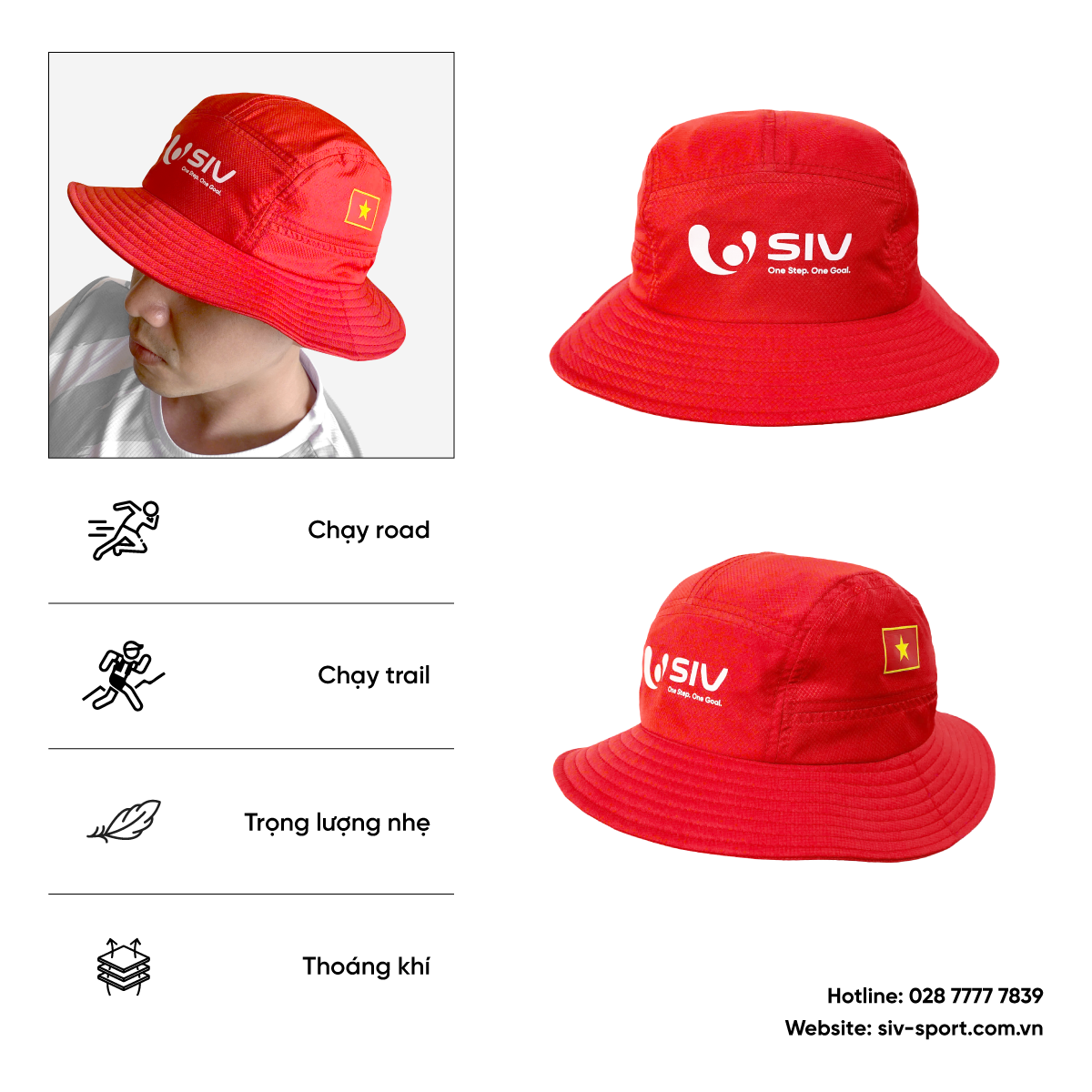 Nón chạy bộ SIV